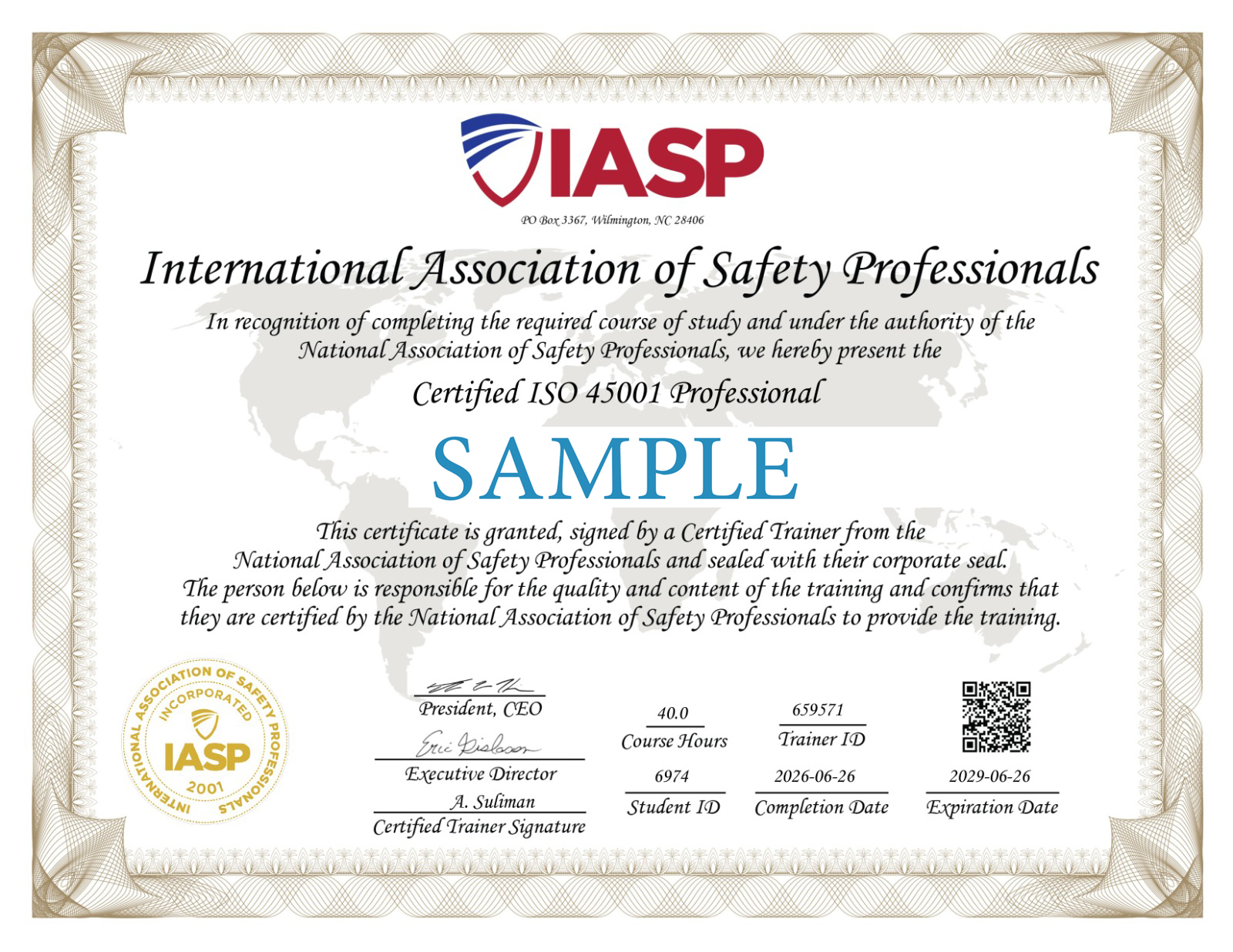 إدارة السلامة والصحة المهنية ISO 45001 & Lead Auditor 45001 ( شهادات معتمدة اكثر من 75 ساعة )